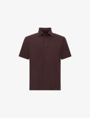BOGGI MILANO: Short-Sleeve Stretch-Cotton Polo Shirt