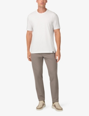 BOGGI MILANO: Crewneck Short-Sleeve Supima Cotton T-Shirt