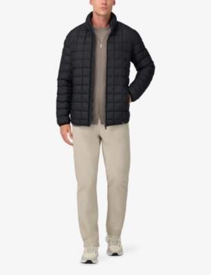 BOGGI MILANO: Quilted Side-Pocket Shell-Down Jacket