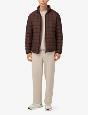 BOGGI MILANO: Quilted Side-Pocket Shell-Down Jacket