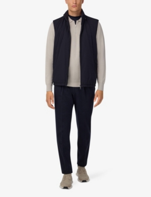 BOGGI MILANO: Technical Funnel-Neck Nylon Gilet