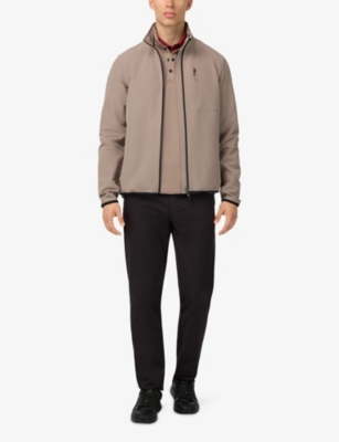 BOGGI MILANO: B Tech Funnel-Neck Stretch-Woven Jacket