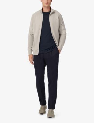 BOGGI MILANO: B-Tech Technical Pleated Wool Blend Trousers