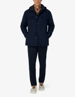 BOGGI MILANO: Link Detachable-Gilet Woven Jacket