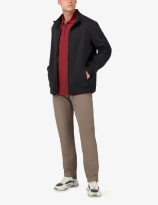 BOGGI MILANO: B Tech Full-Zip Stretch Cotton-Blend Sweatshirt