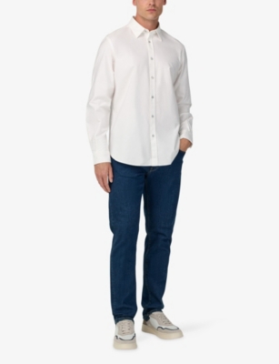BOGGI MILANO: Long-Sleeved Regular-Fit Cotton Shirt