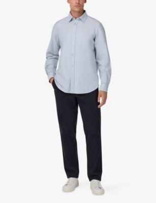 BOGGI MILANO: Long-Sleeved Regular-Fit Cotton Shirt