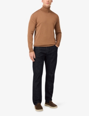 BOGGI MILANO: Selvedge Straight-Leg Denim Jeans