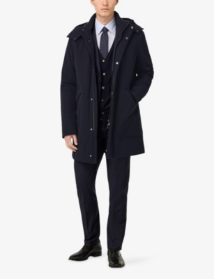 BOGGI MILANO: Padded Regular-Fit Nylon Parka