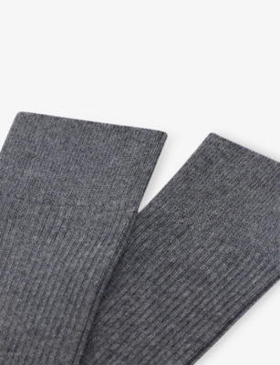 BOGGI MILANO: Ribbed Cotton-Blend Socks