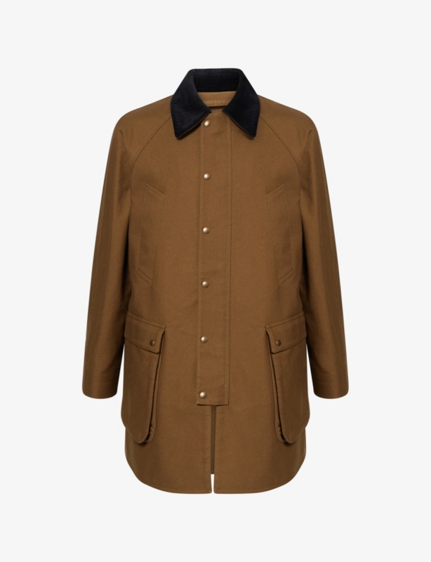 Anagram-Logo Belted Cotton Jacket