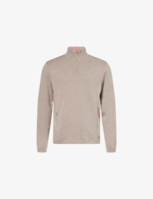 G/FORE: Windbreaker Long-Sleeve Wool Cardigan