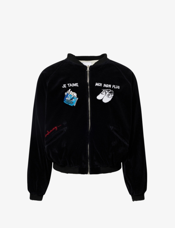Serge Souvenir Embroidered Velour Jacket