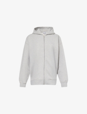 GANNI: Teddy Relaxed-Fit Cotton-Jersey Hoodie