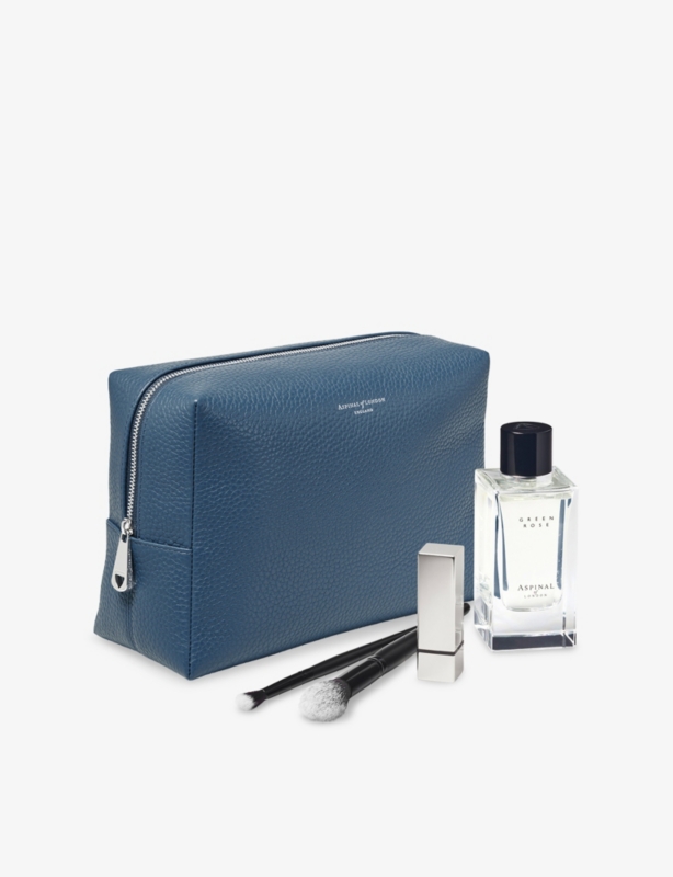 London Large Leather Cosmetic Case