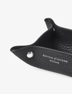 ASPINAL OF LONDON: Tidy Tray Mini Leather Organiser