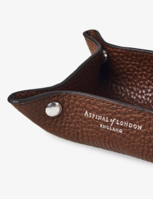 ASPINAL OF LONDON: Tidy Tray Mini Leather Organiser