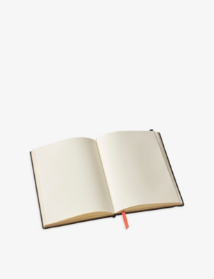 ASPINAL OF LONDON: Logo-Embossed Bound A5 Leather Journal 21cm