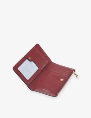 ASPINAL OF LONDON: Mayfair Large Patent-Leather Purse