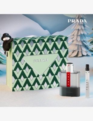 Prada Womens Luna Rossa Carbon Eau De Parfum Gift Set