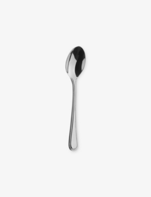 Arthur Price Everyday Classic Bead Set Of Six Stainless-steel Coffee Spoons Stainless Steel In Silver