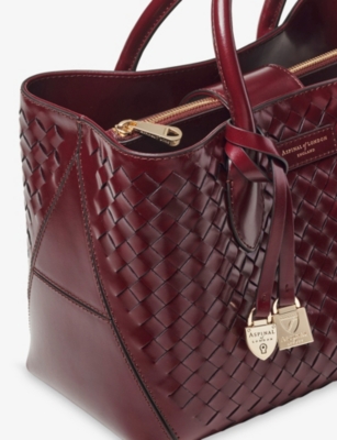 ASPINAL OF LONDON: Midi London Leather Tote Bag