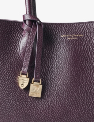 ASPINAL OF LONDON: London Leather Tote Bag