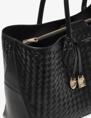 ASPINAL OF LONDON: London Leather Tote Bag