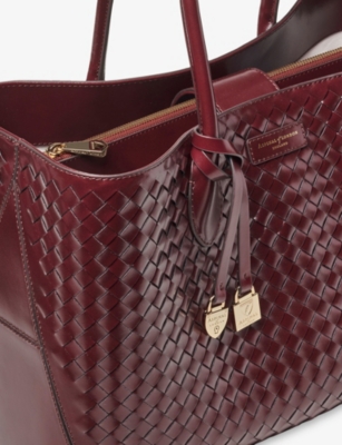 ASPINAL OF LONDON: London Leather Tote Bag