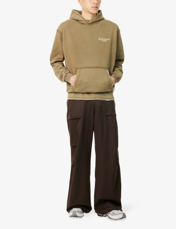 England Legacy Embroidered-Text Cotton-Jersey Hoody