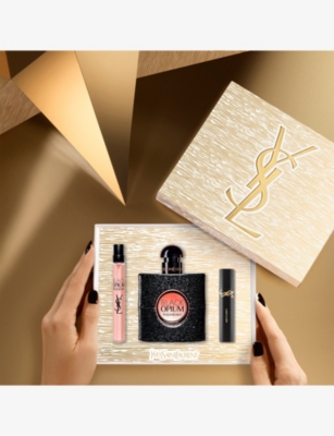 Saint Laurent Black Opium Eau De Parfum And Lash Clash Gift Set