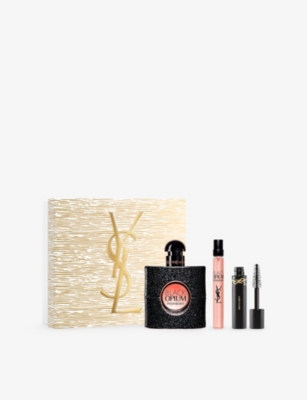 Saint Laurent Black Opium Eau De Parfum And Lash Clash Gift Set