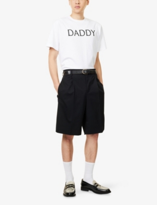 THAMES: Daddy Text-Print Cotton-Jersey T-Shirt