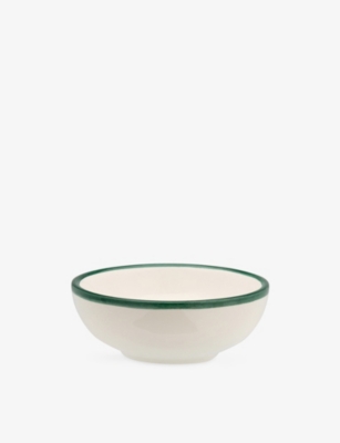 Anna + Nina Multi Peperoncino Earthenware Tapas Bowl 10.5cm In Green