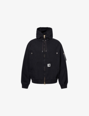 SACAI: Sacai x Carhartt WIP Hooded Cotton-Canvas Jacket