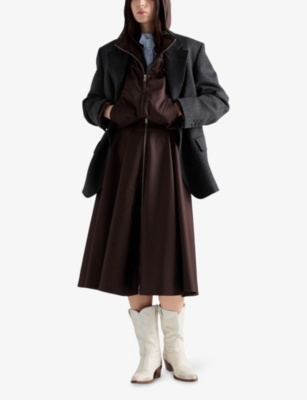 PRADA: Re Nylon Logo-Embellished Woven Blouson Jacket