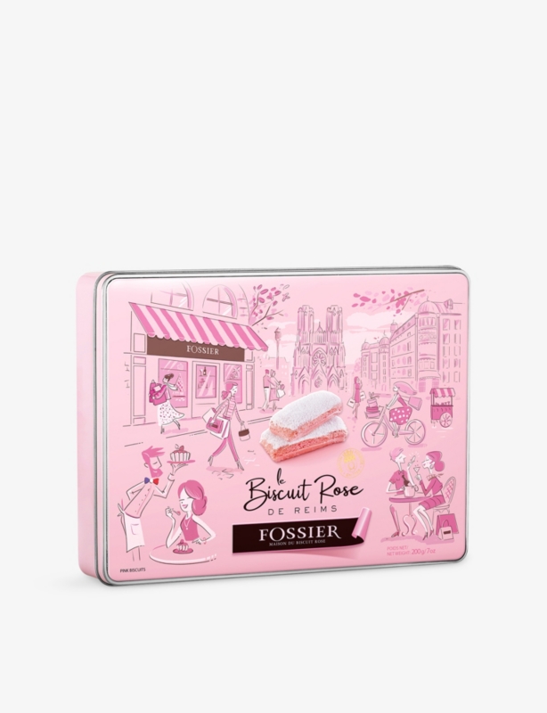 Raspberry Biscuit Rose de Reims Biscuit Tin 200g