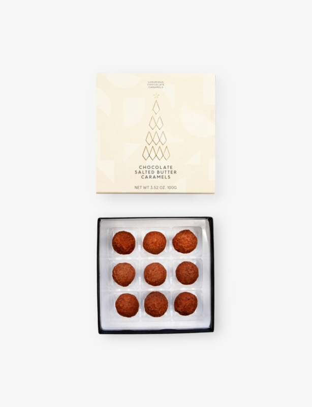 9 Chocolate Salted Butter Caramel Truffles 100g