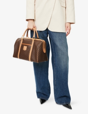 RESELFRIDGES: Pre-Loved Celine Boston Canvas Top-Handle Bag