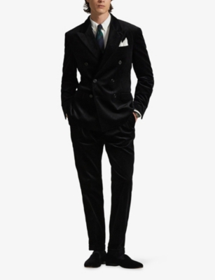 POLO RALPH LAUREN: Tapered-Leg Regular-Fit Corduroy Trousers