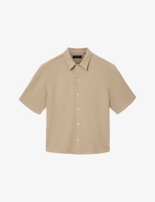 Allsaints: Stallone Short-Sleeved Cotton Shirt