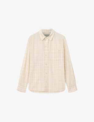 Allsaints: Toya Check Long-Sleeve Cotton Shirt