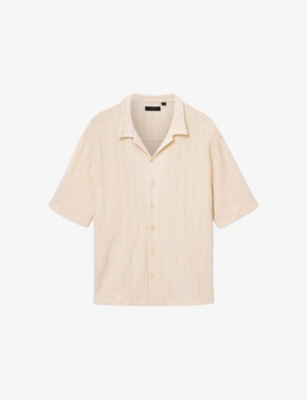 Allsaints: Trace Hawaiian-Collar Cotton Shirt