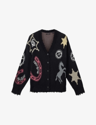 Allsaints: Hester Knitted Cotton Cardigan