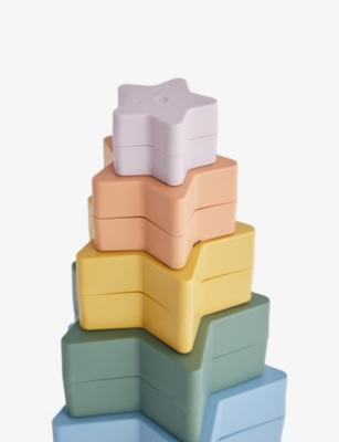MUSHIE + FRIGG: Multicolour Plastic Nesting Star