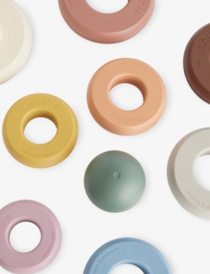 MUSHIE + FRIGG: Stacking Rings Toy 20.3cm