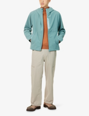 HIKING PATROL: Hooded Waterproof Nylon Blend Jacket