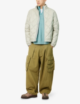 HIKING PATROL: Quilted Long-Sleeve Down Jacket