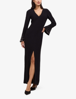 PHASE EIGHT: Claria V-Neck Woven Maxi Dress