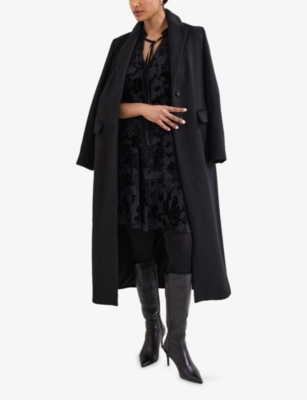 PHASE EIGHT: Mila Floral-Burnout Velvet Mini Dress